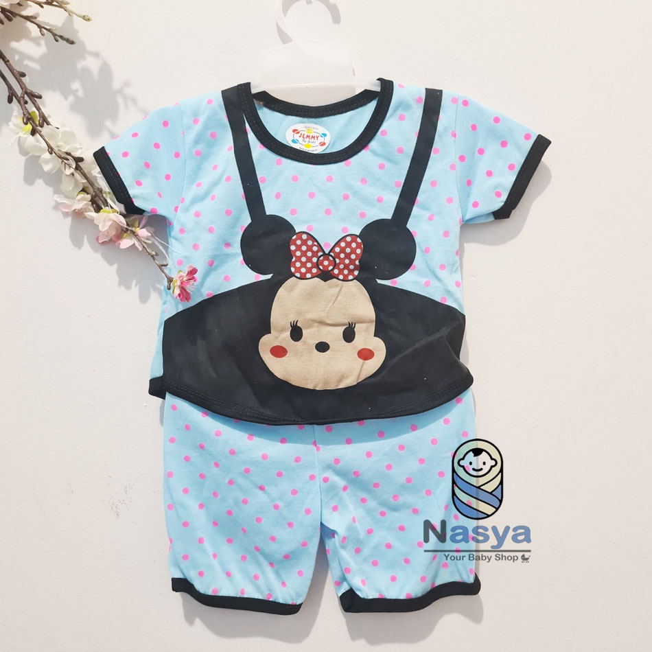 [N-042] Setelan Bayi 0-6 Bulan / Setelan baju bayi perempuan