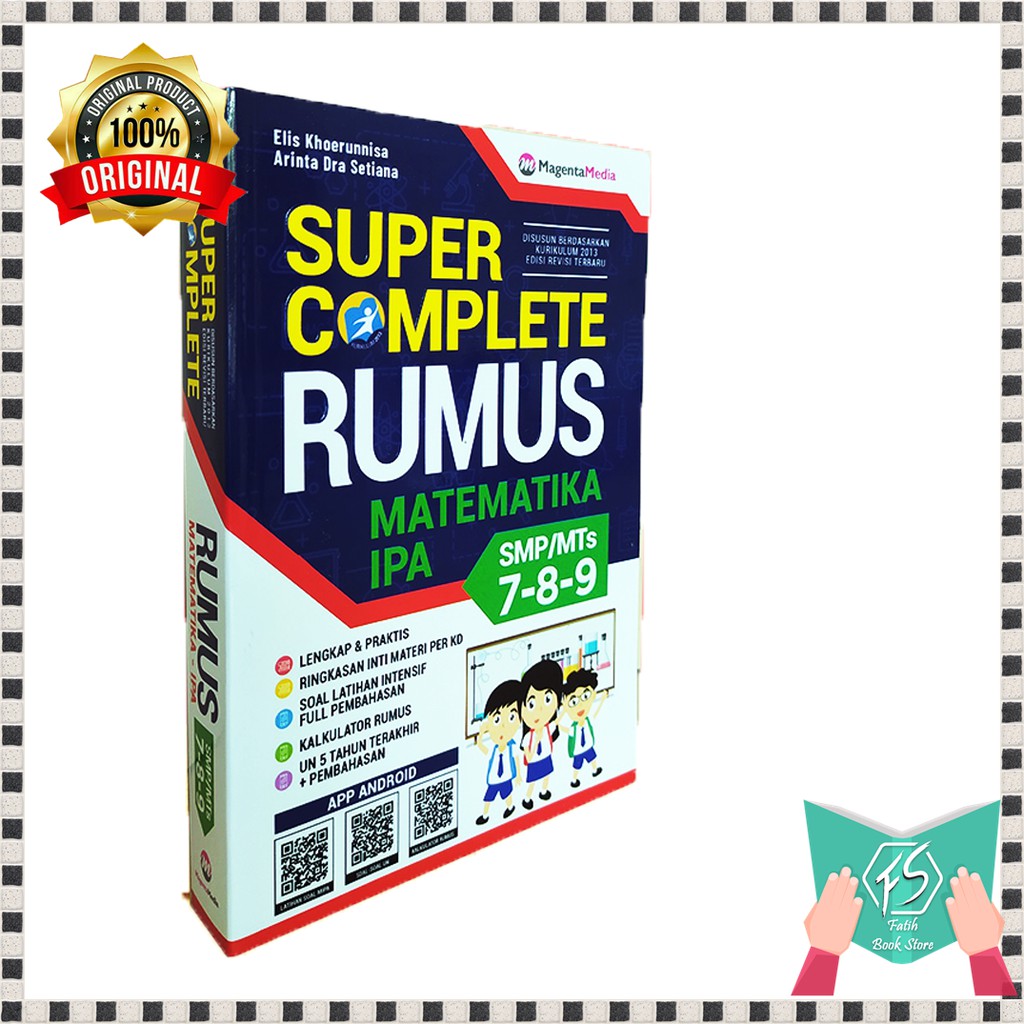 BUKU PELAJARAN SMP: SUPER COMPLETE M-IPA SMP/MTS KELAS 7-8-9