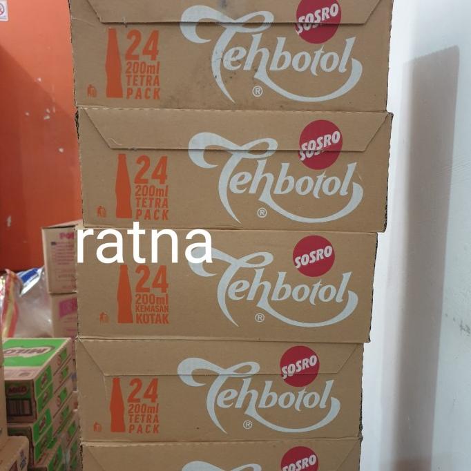 

[ COD ] TEH BOTOL SOSRO KOTAK 200ml 1 Dus isi 24 LIMITED EDITION Kode 1306