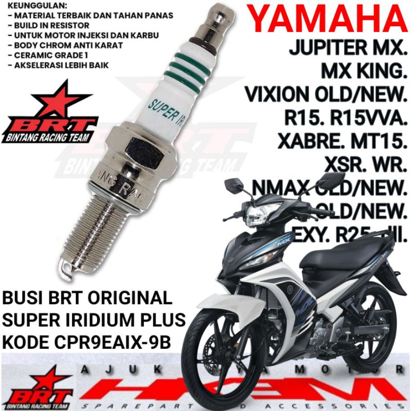 BRT BUSI JUPITER MX OLD/NEW BUSI SUPER IRIDIUM BRT ORIGINAL OTOMOTIF MOTOR