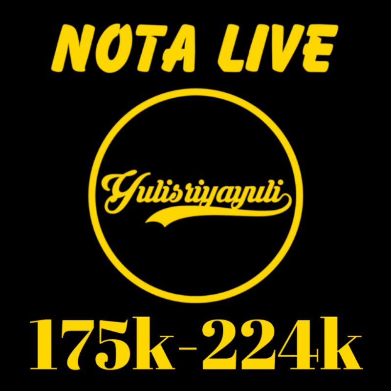 Nota live 175000 - 224000