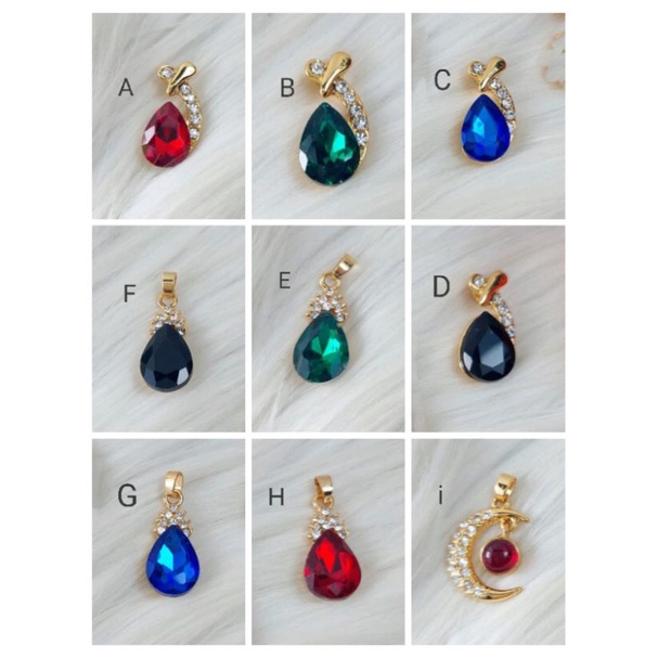 DJJ006. Liontin xuping untuk Kalung wanita lapis emas dgn mata zircon