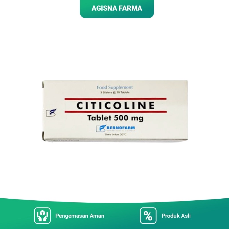 Citicoline 500mg perlembar PT BERNOFARM