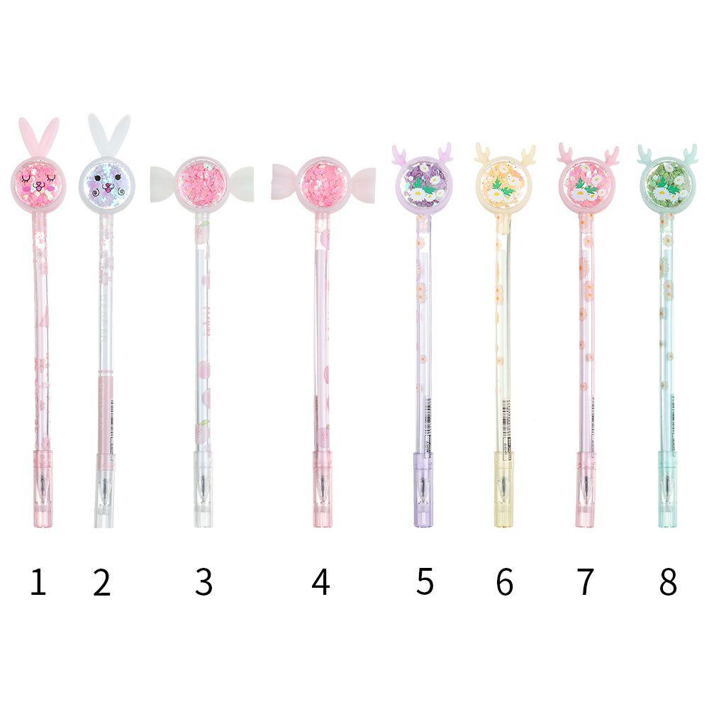 R-flower Gel Pen Cantik Tempat Pulpen Hadiah Alat Tulis