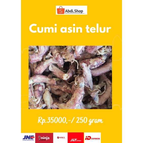 

Cumi Asin Telur Kering