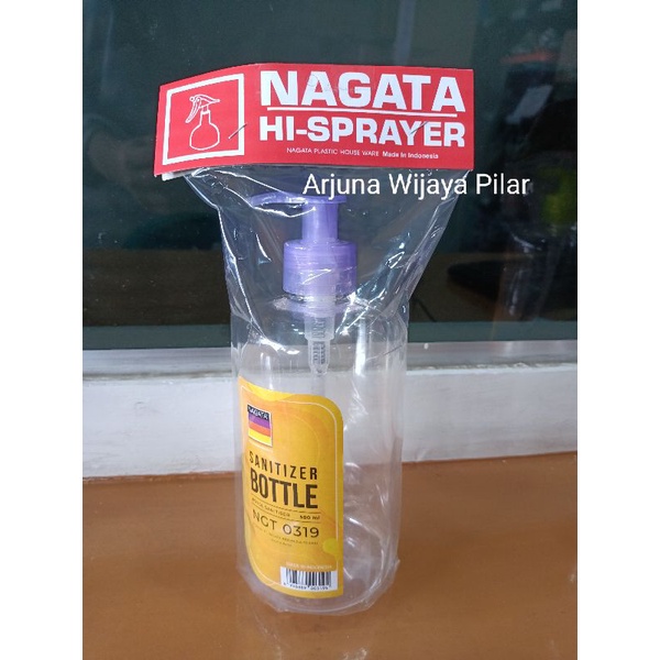 Botol Sanitizer uk 500 ml (0319) Nagata +Bubblewrap