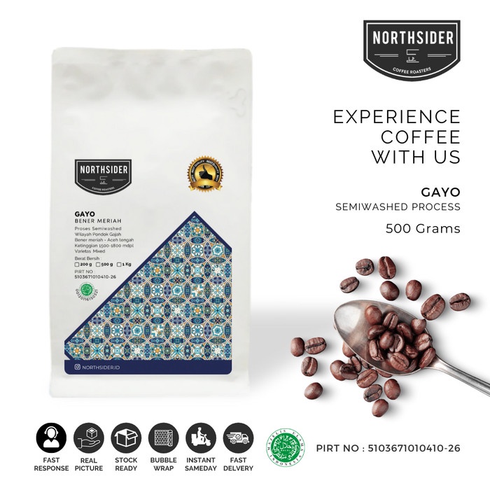 

gt201jyj Biji Kopi Arabika Aceh Gayo Semiwashed - 500Gr Northsider Coffee - Biji Kopi Ds20X11