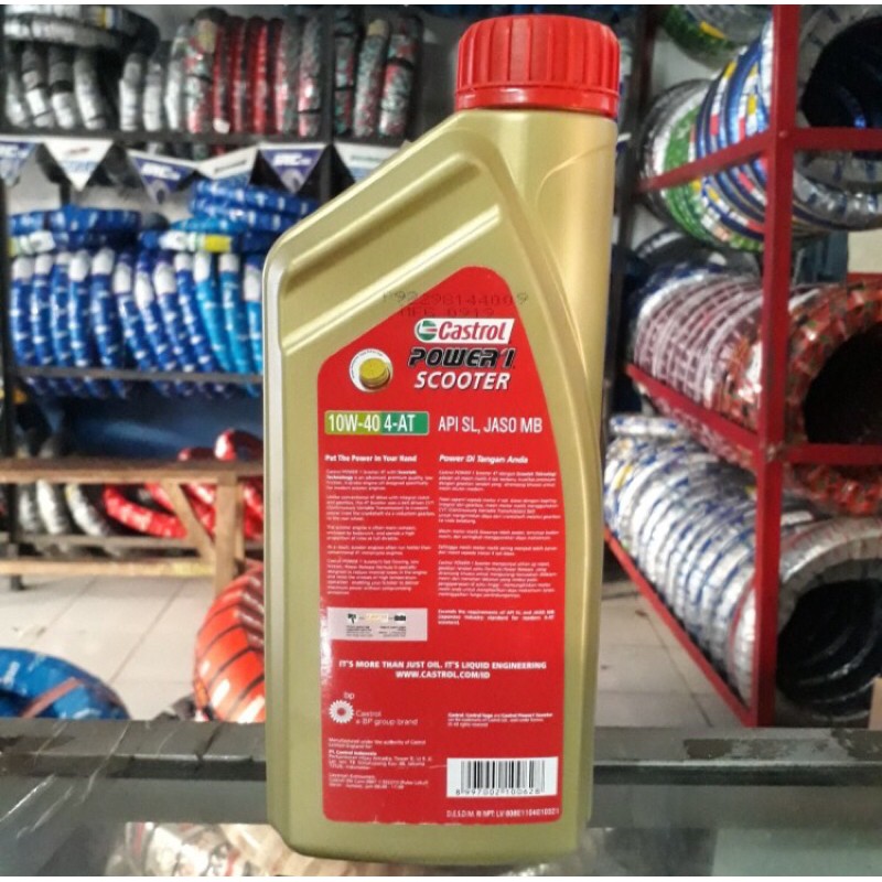 oli castrol power 1 matic oli castrol power 1 scooter sae 10w-40 1 Liter Original