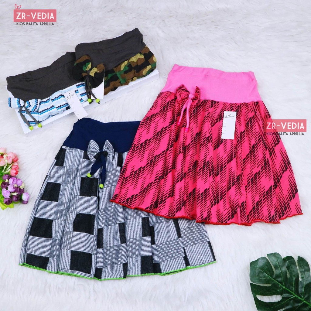 [MOTIF] Rok Pita Bianca uk 6-7 Tahun / Skirt Anak Perempuan Pendek Motif Cewek Import Best Quality