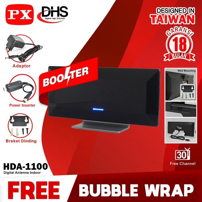 Unik antena tv led dalam Antena Tv Digital ANALOG indoor PX HDA - 1100 Murah