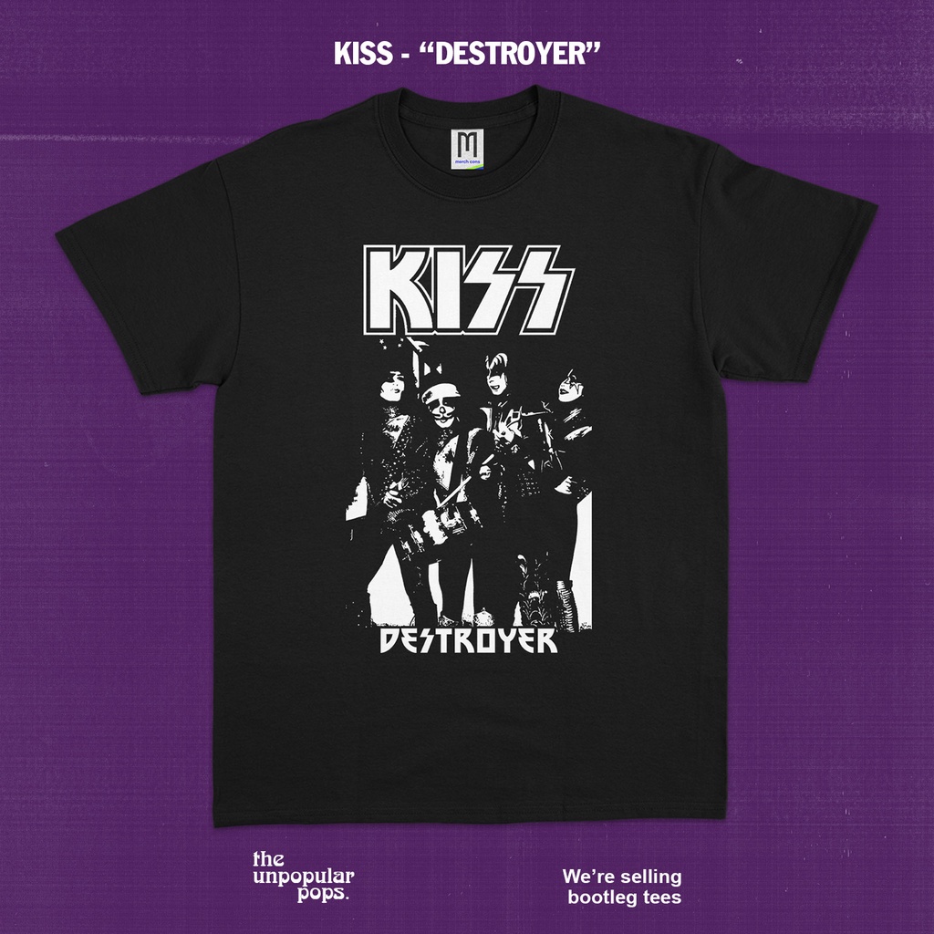 Kaos Band KISS - Destroyer Merchcons