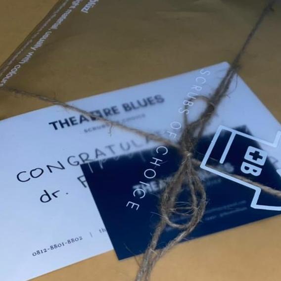 

✪ Gift Wrapping Packaging Theatre Blues (Notes Included) ☏