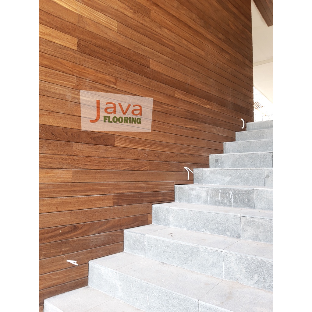 Wall Panel Parket Kayu Merbau Jati Dinding Kayu