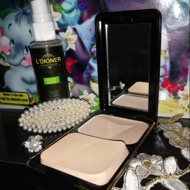 1 PAKET BEAUTY WATER & BEDAK TWO WAY CAKE L'DIONER