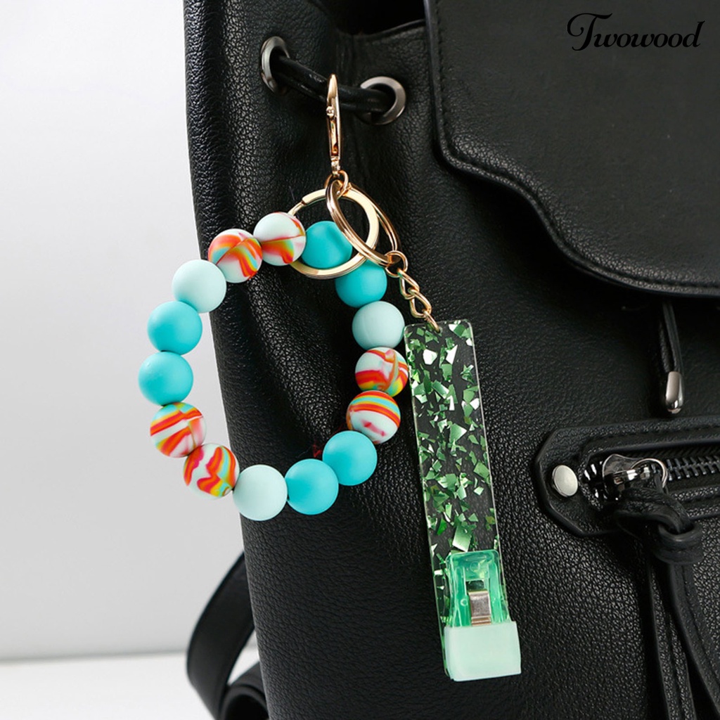 Twowood Gantungan Kunci Multifungsi Warna Cerah Untuk Pria / Wanita