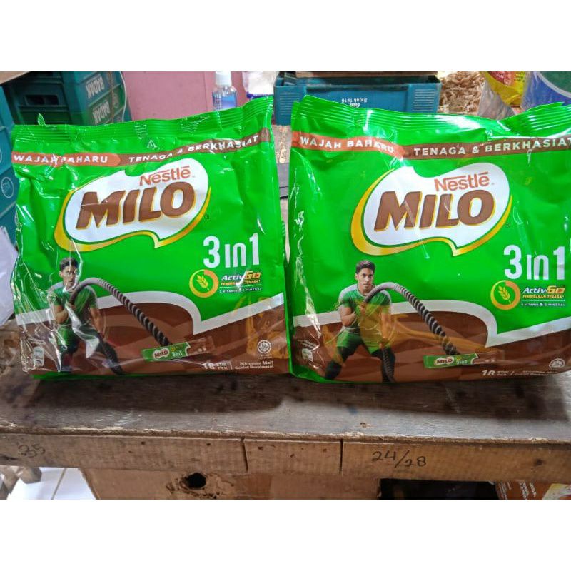 

Milo Malaysia Sachet 3in1 18pcs