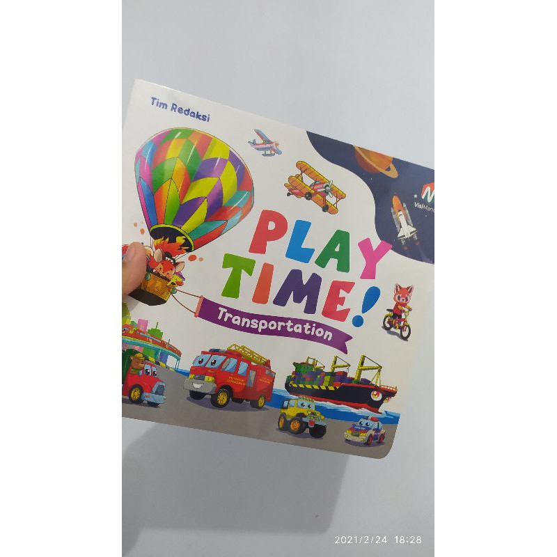 Paket Kombo Playtime Transportasi & Lap Fleece 2pcs