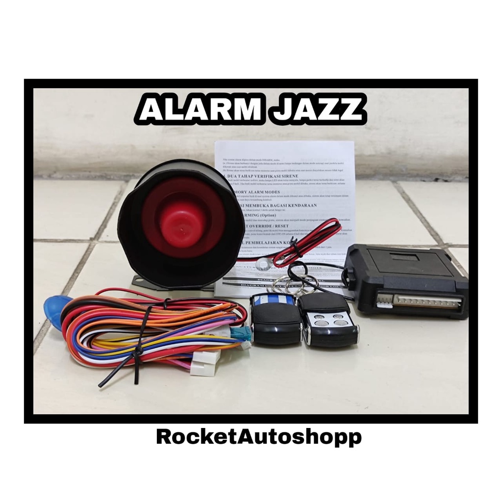 ALARM HONDA JAZZ TYPE REMOTE SLEDING/ALARM MOBIL HONDA JAZZ TYPE REMOTE SLEDING
