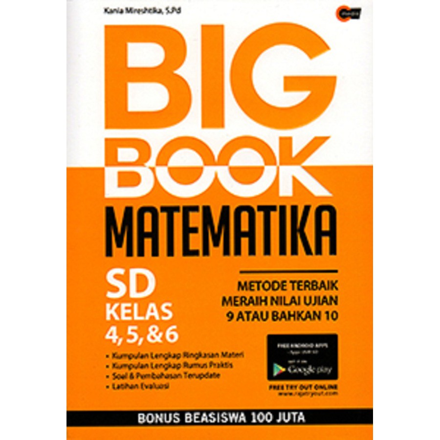 Big Book Matematika SD Kelas 4, 5, & 6
