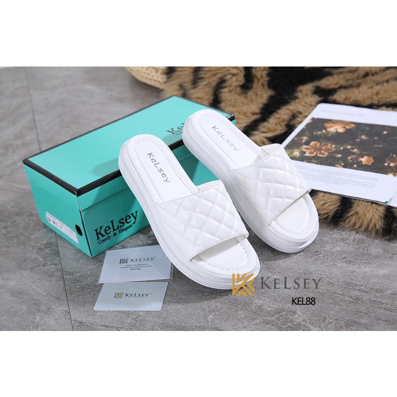 Kelsey Sepatu Slip On Wanita KEL88 Sandals Import