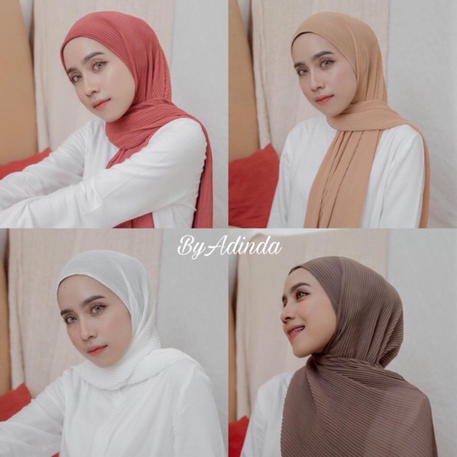Pashmina Plisket Shawl Cotton Pasmina Hijab crinkle