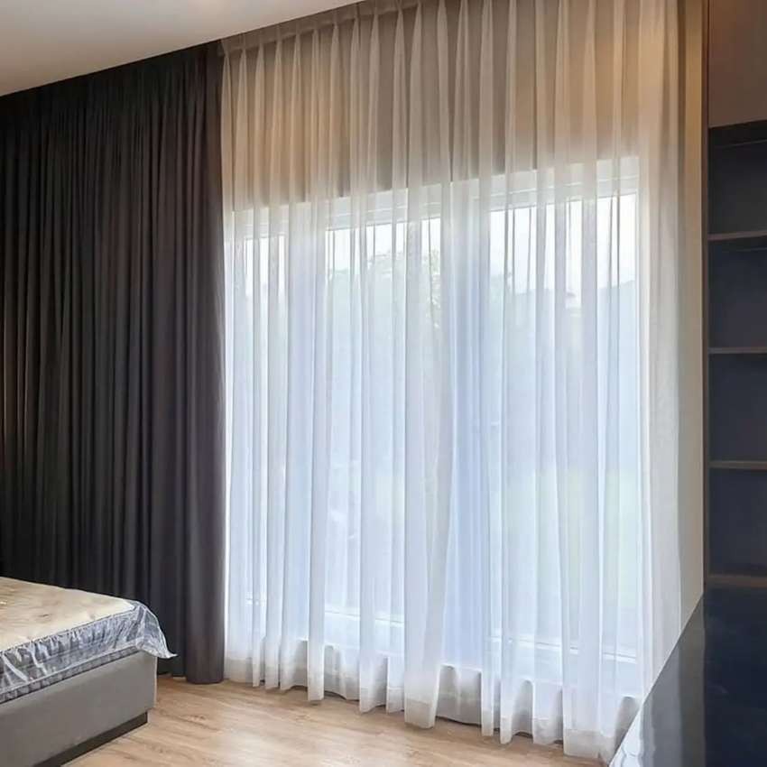 Jual Kain Vitrase Dalaman Gorden Hordeng Kordeng Perlengkapan Dekorasi Dinding Jendela Pintu Kamar R