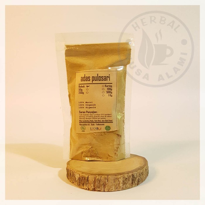 

ADAS PULOSARI BUBUK | MURNI | Alyxia stellata 100g