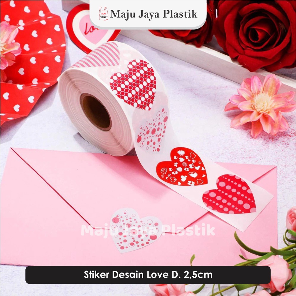 

Stiker Label Desain Love Valentine isi 10pcs / Ukuran 2.5cm Untuk Dekorasi Hadiah