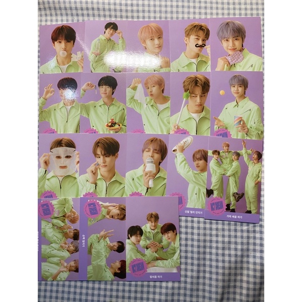 BOOKED nct dream party game card set seasons greetings sg 2021 jisung chenle renjun mark jaemin jeno