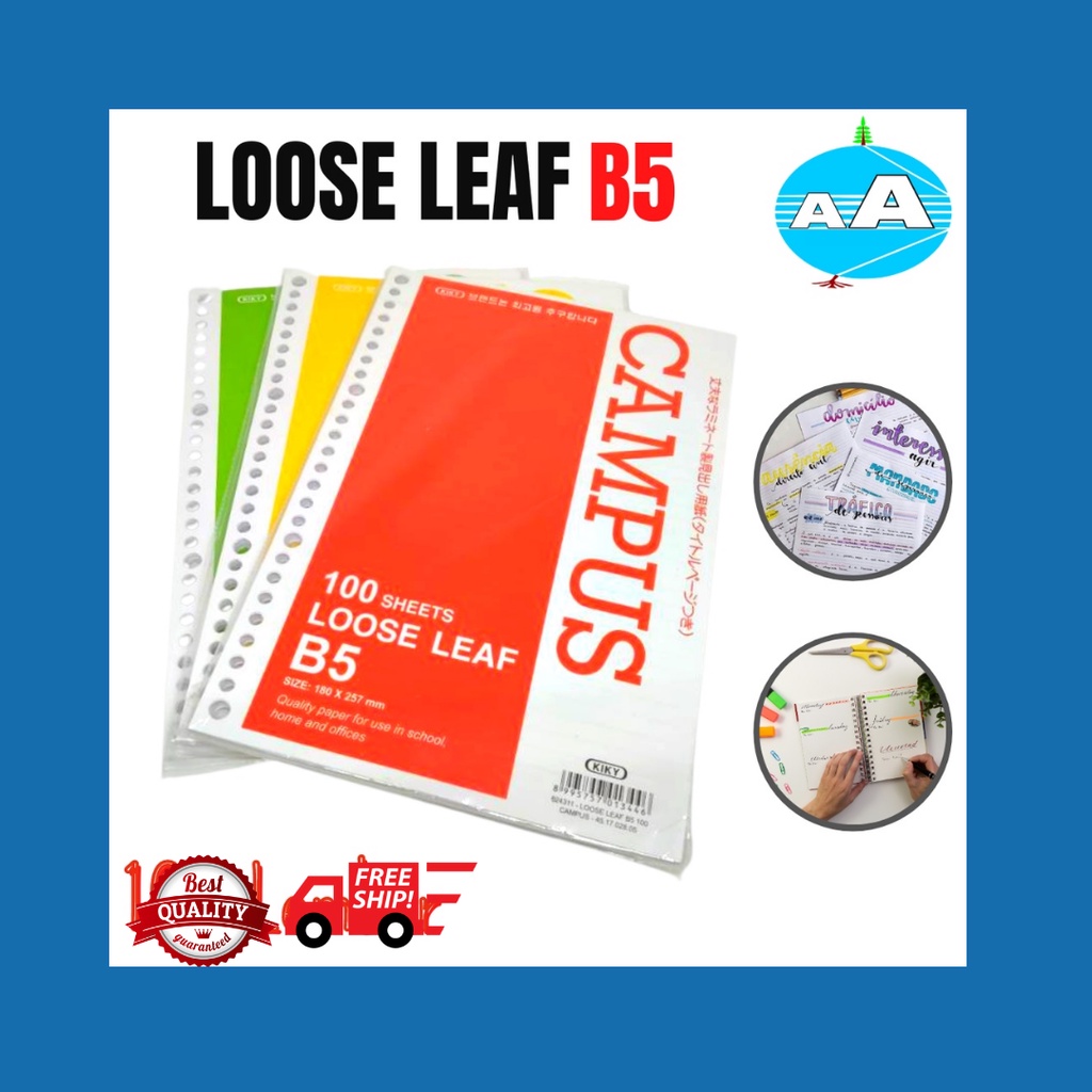 

KERTAS LOOSE LEAF KIKY B5 100
