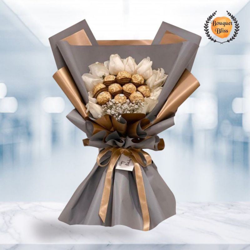 

Flower Bouquet coklat porero