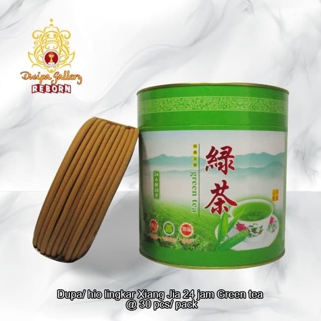 Dupa/Hio Lingkar Wangi Harum Xiang Jia 24 Jam Green Tea @30 Pcs/Pack