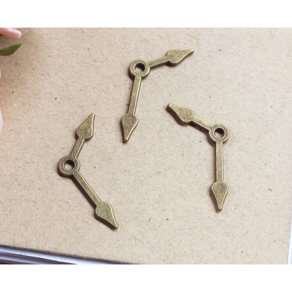 Charm Jarum Jam I Bandul I Lionton Jam I Pendant I Bahan Kalung Gelang CHM1420