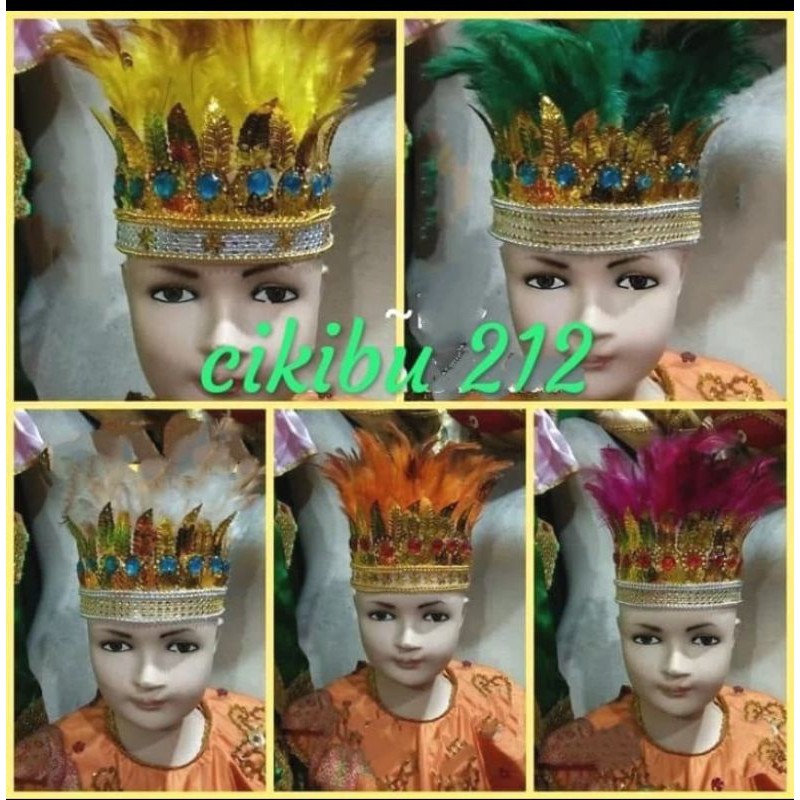 aksesoris bulu kepala Papua