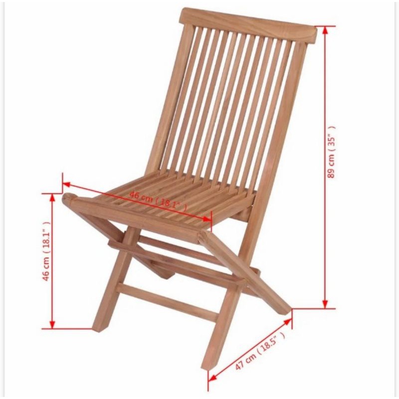 KURSI LIPAT JATI | KURSI TAMAN GARDEN OUTDOR-3