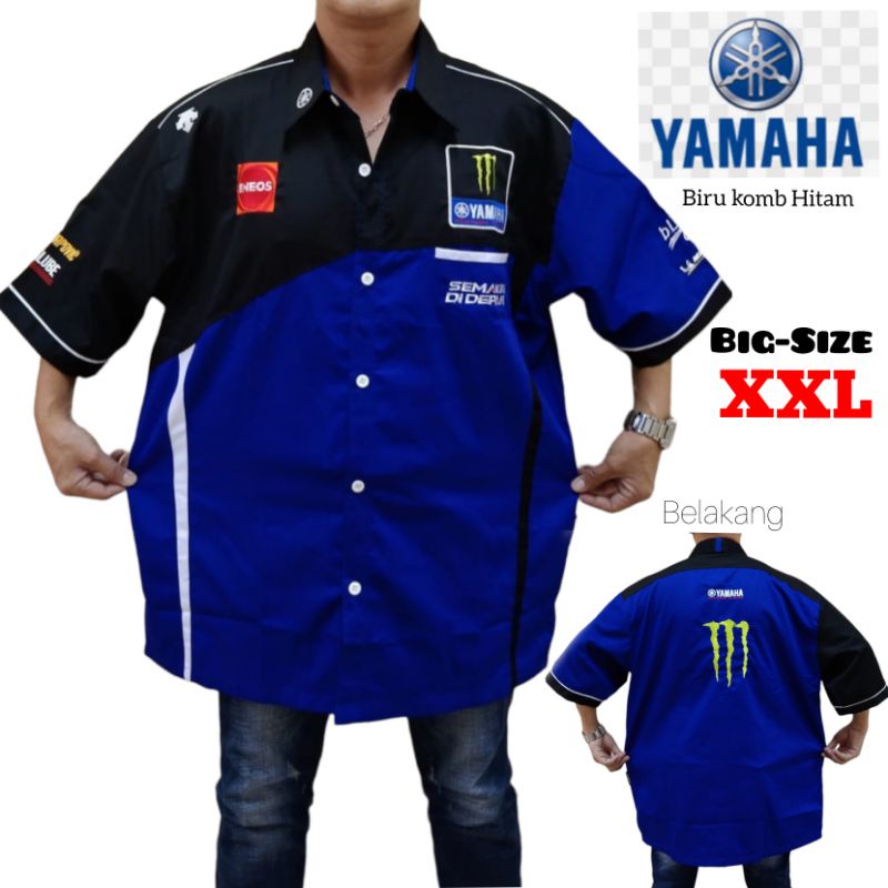 KEMEJA OTOMOTIF BORDIR XXL BIGSIZE - F1 - MOTOGP