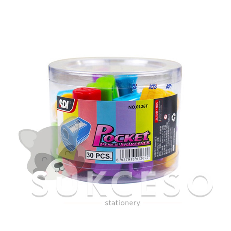 

SDI Pocket Pensil Sharpener 0126T /Rautan/ Pengserut/ Serutan Berkualitas Murah
