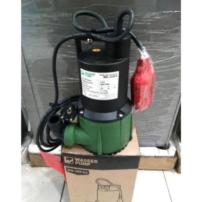 Mesin Air Kuras/Mesin Pompa Celup "Wasser Wd-200Ea " (200Watt)Otomatis Tokomagneta