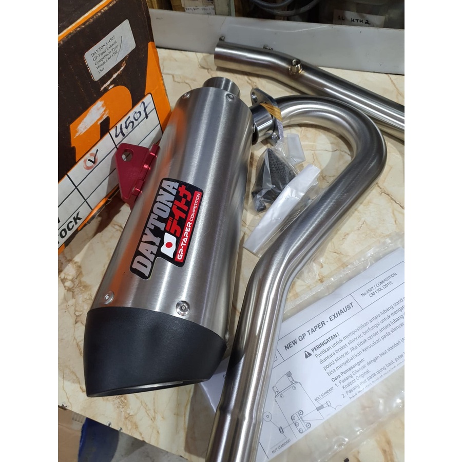 READY KNALPOT RACING DAYTONA CRF 150 BUKAN NORIFUMI 4507