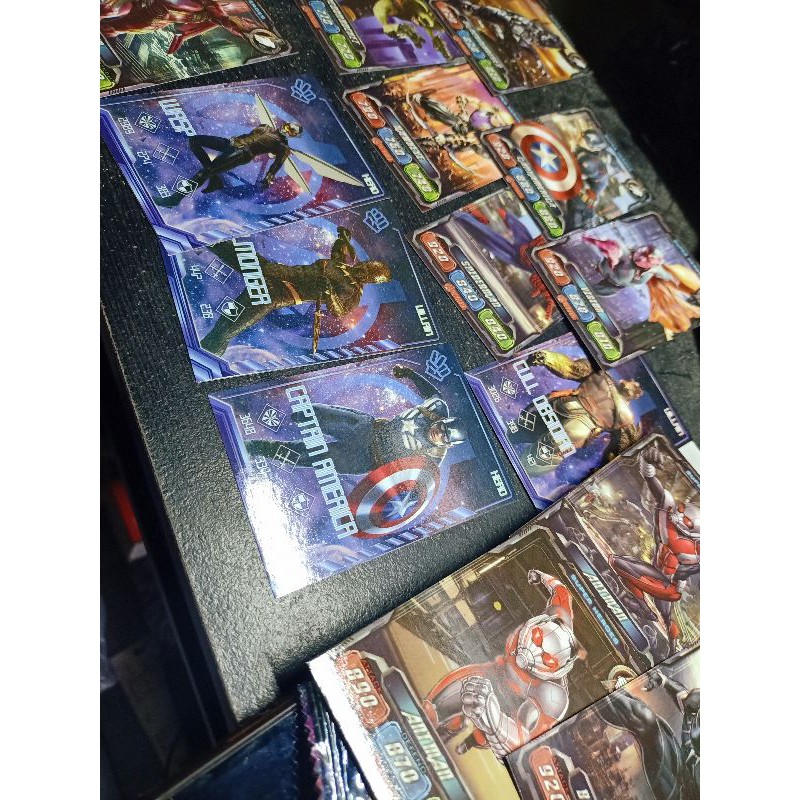 Kartu Avengers AR IronMan Thor Black Panther 24pak Cover Berbeda (+-336 Cards)