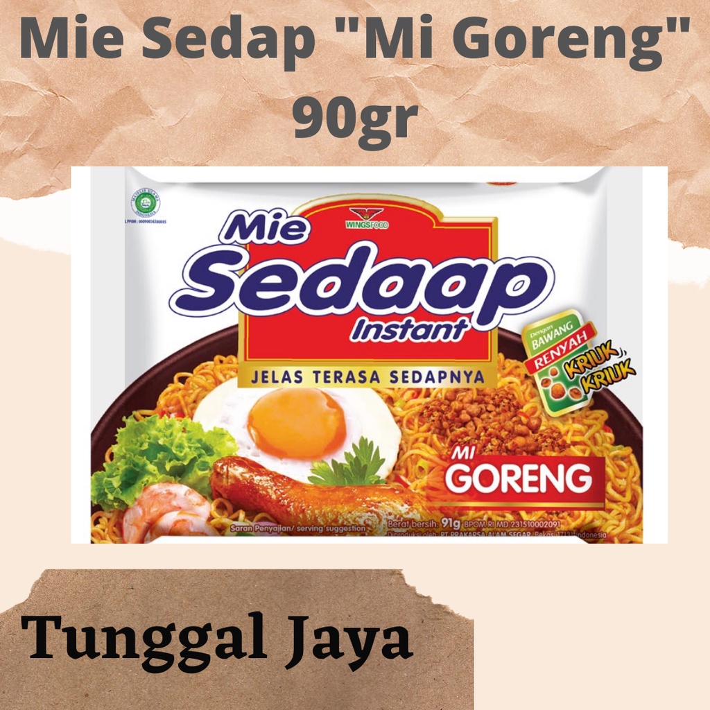

Mie Sedap "Mie Goreng" Kemasan 90gr