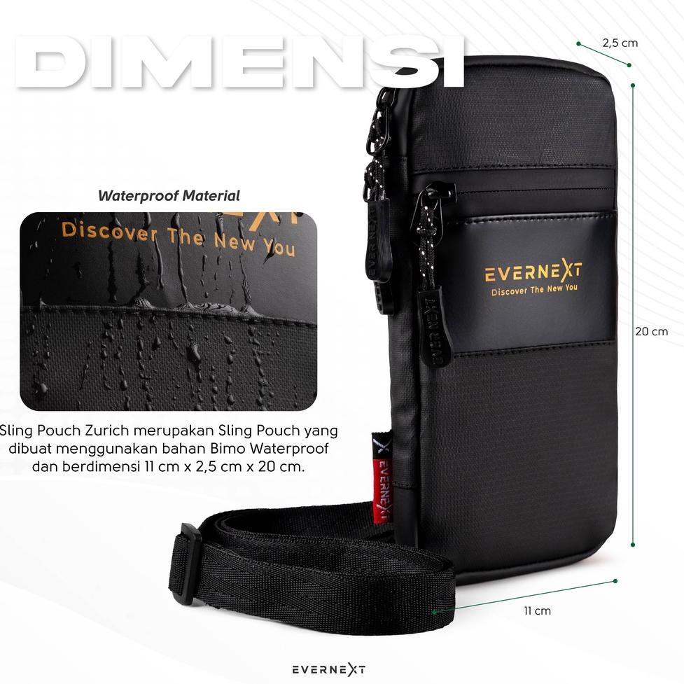 3O8 Tas Leher Kalung HP Dompet Kunci Kartu Atm Uang Waterproof Tas Gantung Pouch Anti Air Cowok Cewe