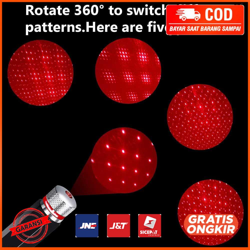 Lampu Mobil Projector Plafon ACN3 Merah