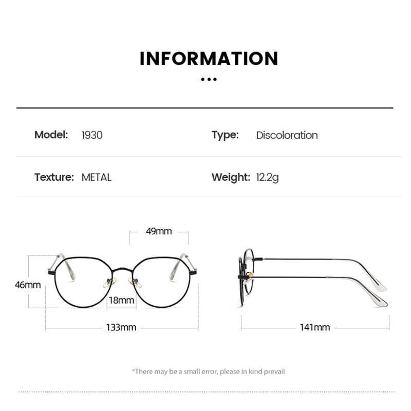 Kacamata Photochromic Anti Radiasi Anti Blue Light Untuk Pria Dan Wanita