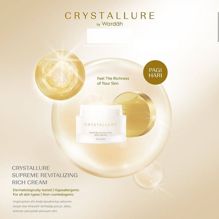 Wardah Crystallure Supreme Revitalizing Rich Cream