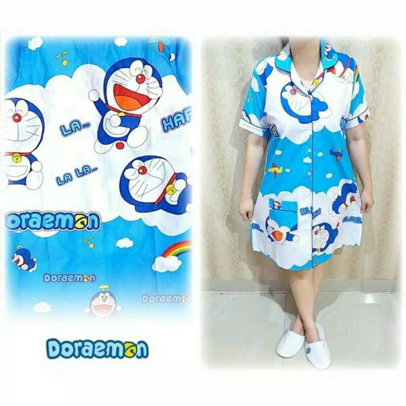 Baju tidur dress  Doraemon