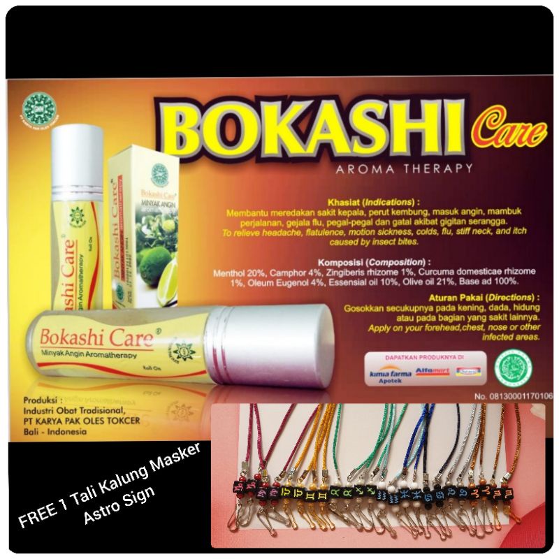 Minyak angin aroma terapi pak oles bokashi