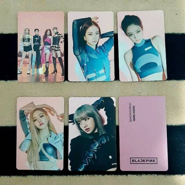 [LIMITED] [SHARING] BLACKPINK X SAMSUNG GALAXY Friends Official Photocard [Pink ver.] Jennie Jisoo Lisa Album PC