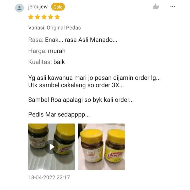 SAMBAL CAKALANG ASAP / ROA ASAP / TERI MEDAN SAMBEL ROMAJU