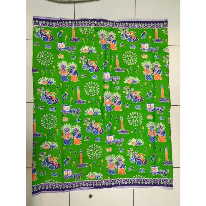 kain batik ondel ondel betawi